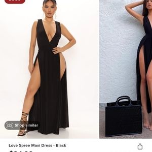 Black Maxi Dress Large